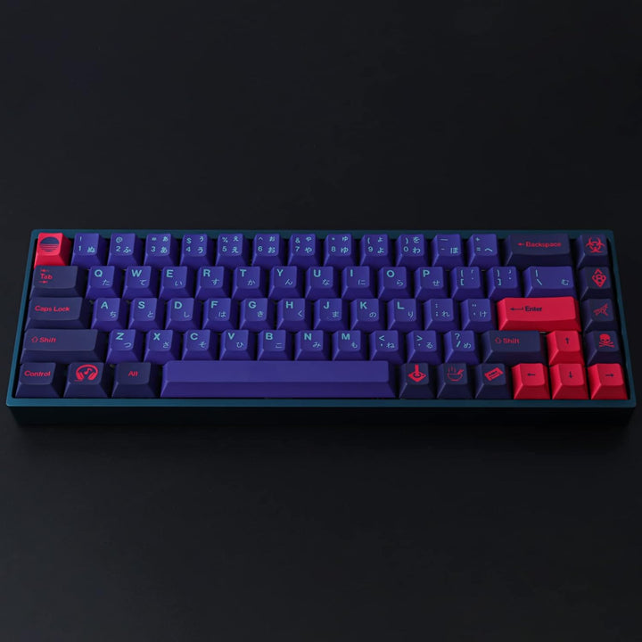 Sunzit PBT Keycaps, 159 Tasten Cherry Profile Dye Sublimation Laser Keycap mit 7U Leertaste Geeignet
