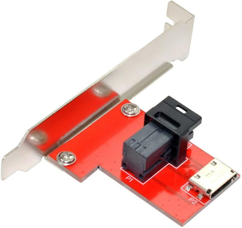 ChenYang CY Mini SAS HD SFF-8643 PCI-Express 4.0 auf Oculink SFF-8611 SFF-8612 PCBA-Buchsenadapter m