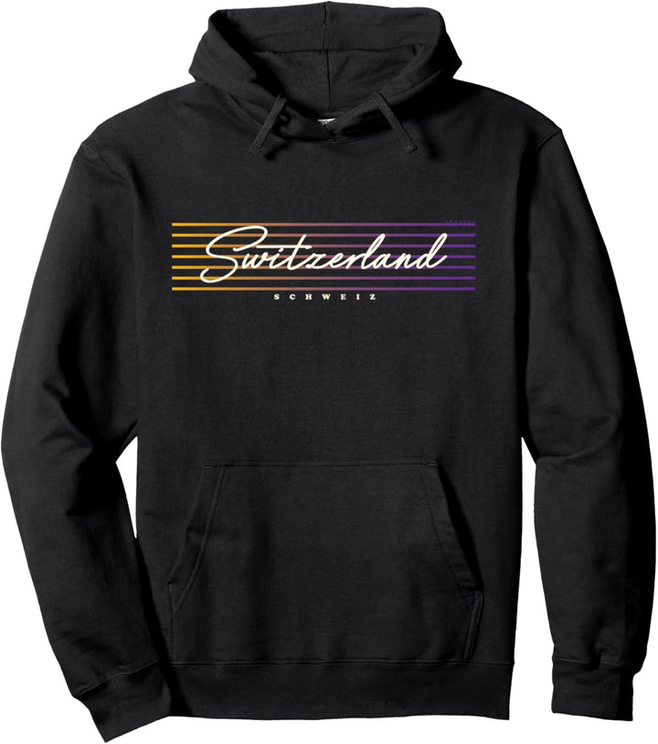Retro-Stil Schweiz Pullover Hoodie