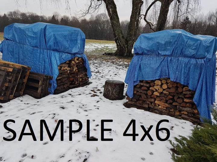 Abdeckplane/Bodenplane mit Metallösen, 5 x 8 m, tragbar, leicht, wasserdicht, für den Aussengebrauch