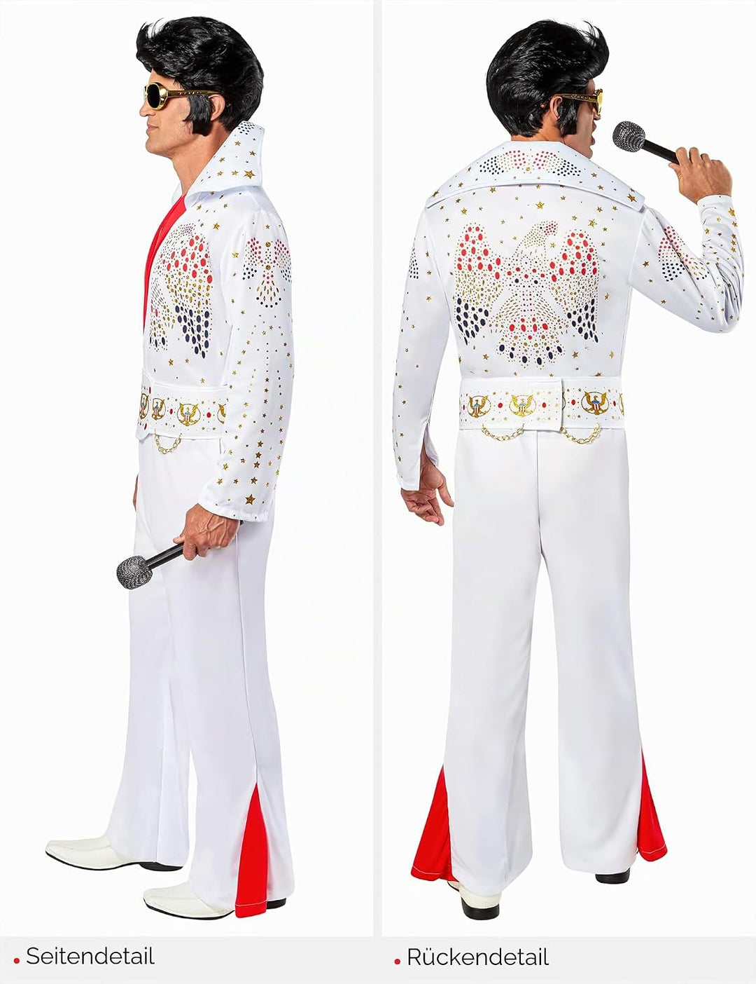 Rubies Deutschland 3 889050 S - Deluxe Elvis Grösse 46/48, S