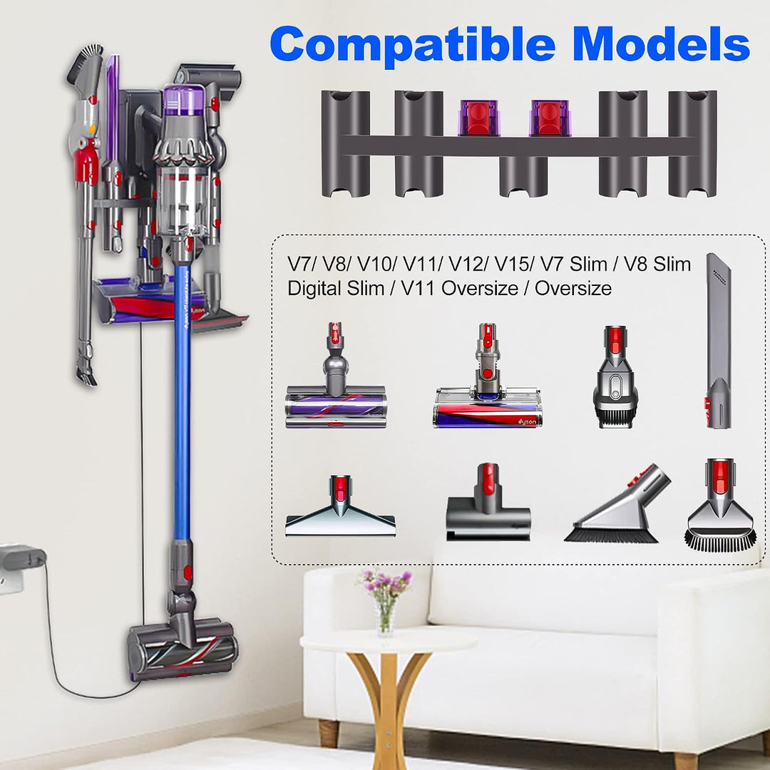 Zubehör Halter für Dyson Staubsauger, Docking Station Wandhalterung Halter für Dyson V7 V8 V10 V11 V