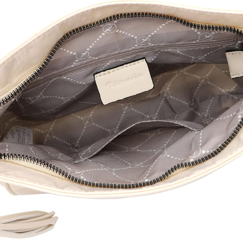 Tamaris Umhängetasche TAS Lisa 32384 Damen Handtaschen Print Einheitsgrösse Cream 470, Einheitsgröss