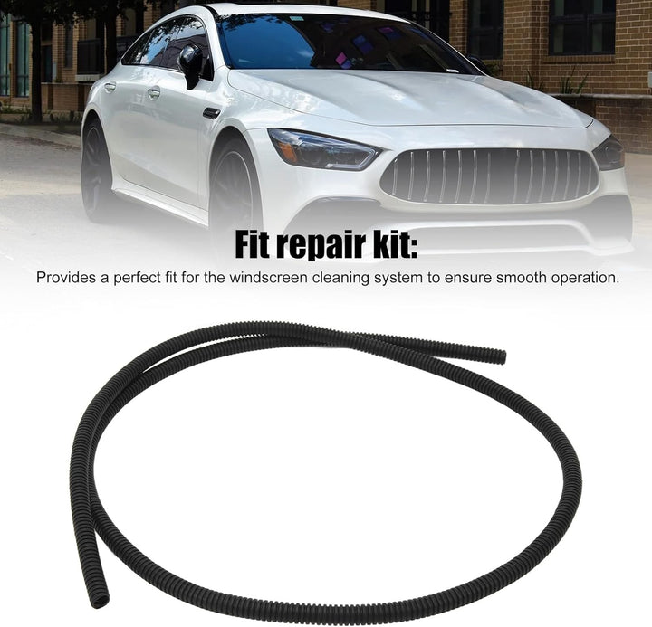 Aramox Wellrohr-Reparaturset, Auto-Wellrohr für Scheibenwaschanlage, Scheibenwaschflüssigkeitsschlau