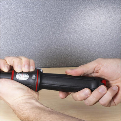 STIER Drehmomentschlüssel Premium+, Umschaltknarre mit 1/2 Zoll Aufnahme, Anzugsmoment: 40-200 Nm, L