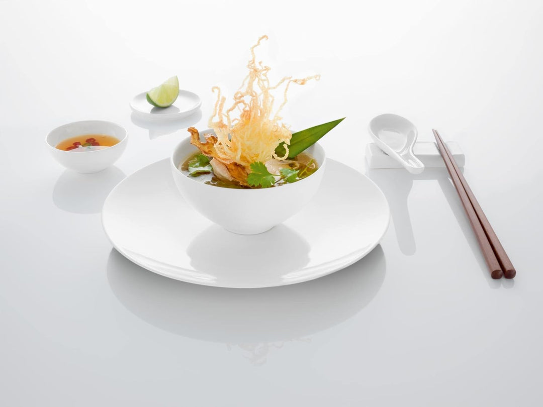 Villeroy & Boch Royal Suppenschale, 6er Set, 11 cm, Premium Bone Porzellan, Weiss