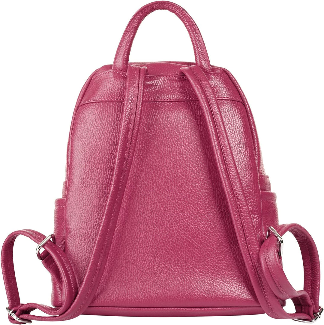 Samantha Look Rucksack Echt Leder pink Damen - 021678