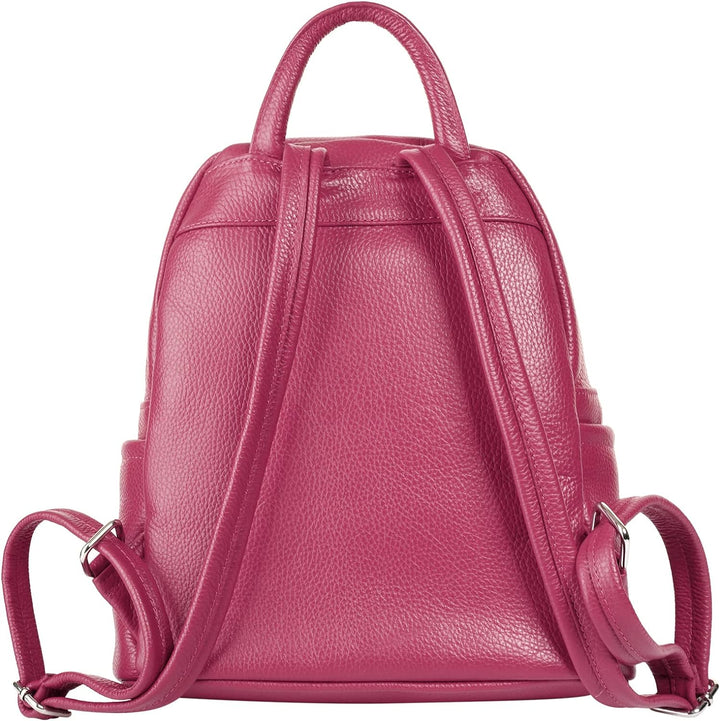 Samantha Look Rucksack Echt Leder pink Damen - 021678