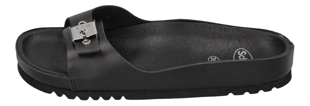Scholl Damenschuhe Pantoletten MEG - Black Black 38 EU Schwarz, 38 EU Schwarz