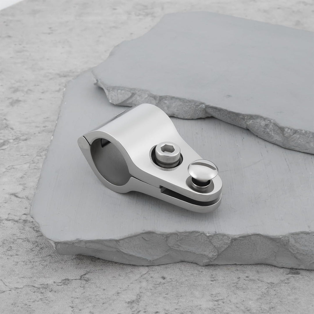 ECSiNG 2 Stück 22 Mm Backen-Gleitschienenhalterung aus Edelstahl 316 Kompatibel mit Bimini-Tops der