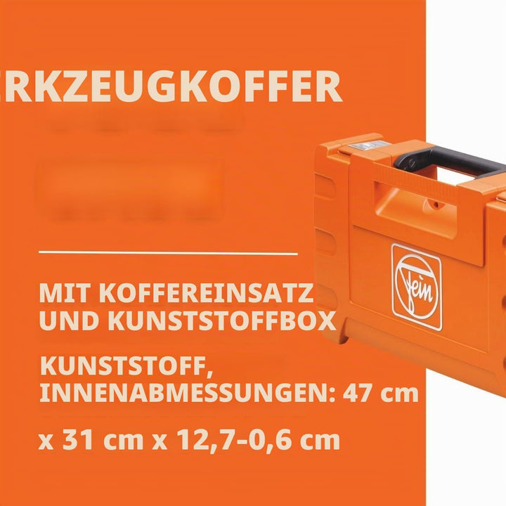 Fein 33901118010 Werkzeugkoffer 470x275x116 mm Orange, 470x275x116 mm Orange
