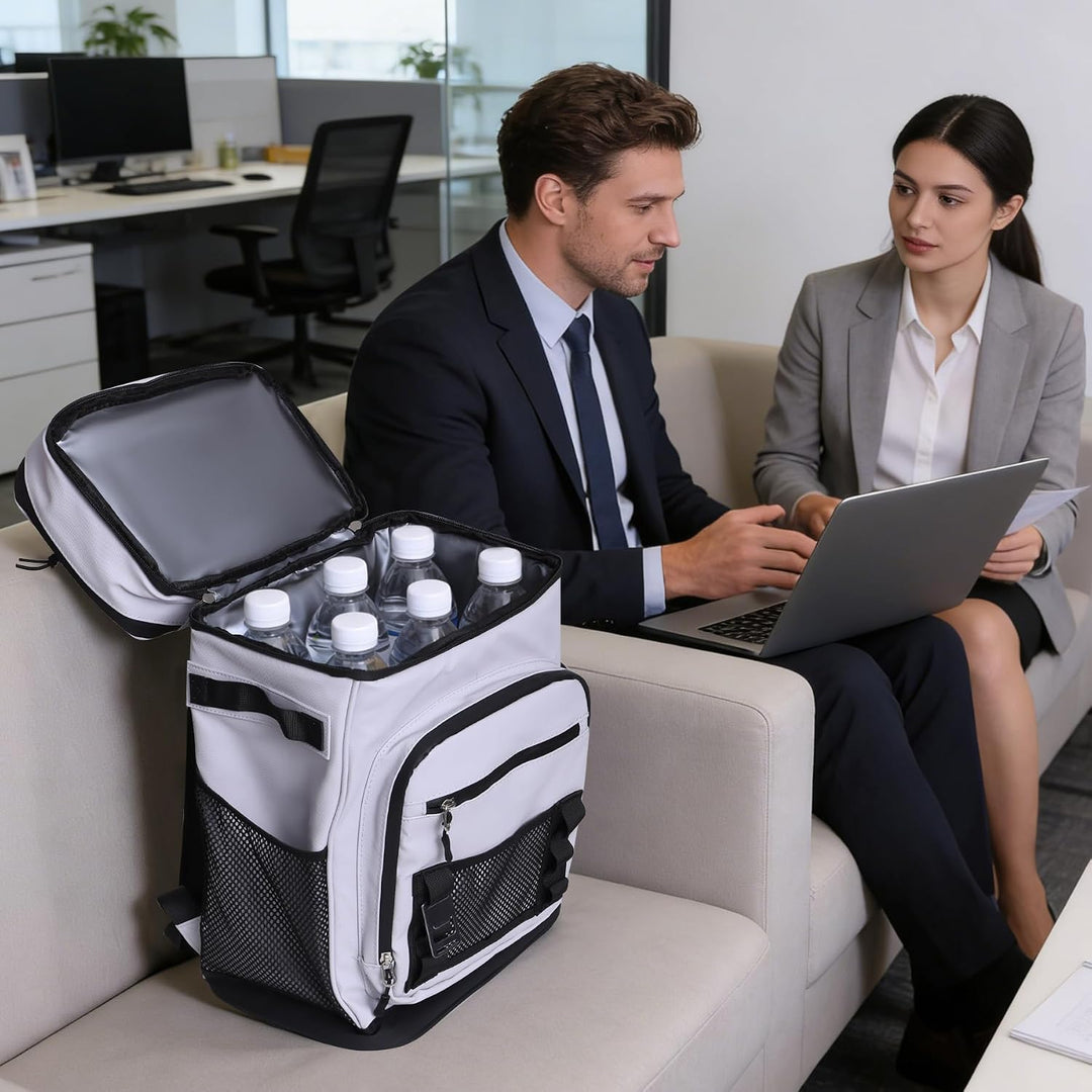 REDCAMP Kühlrucksack 30L, 16h kalt, wasserdicht, Thermo Rucksack für Strand | Isolierter Kühltasche