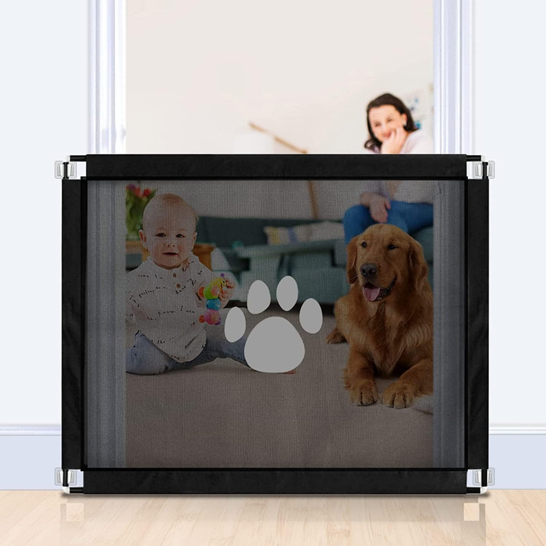 Hunde Türschutzgitter Treppenschutz Türschutzgitter ohne Bohren Hundebarrieren 100 x 75 cm Treppensc