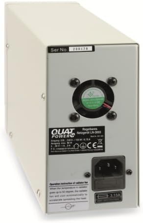 QUATPOWER Regelbares Labornetzgerät LN-3003 | 0...30 V-/0...3 A | Schaltnetzteil-Technologie | Viels