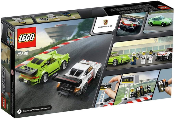 LEGO 75888 Speed Champions Porsche 911 RSR und 911 Turbo 3.0 Single, Single