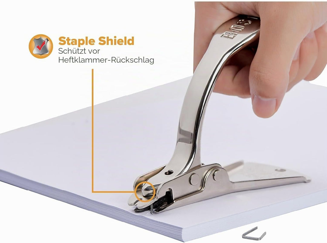Bostitch Heavy Duty & Carton Staple Remover, Built in Staple Shield, Wear- Resistant Nickle Plated F