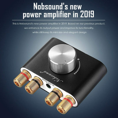 Nobsound Mini Bluetooth 5.0 Digital Power Amplifier HiFi Stereo Verstärker 2.0 Kanal 50W×2 Endstufe