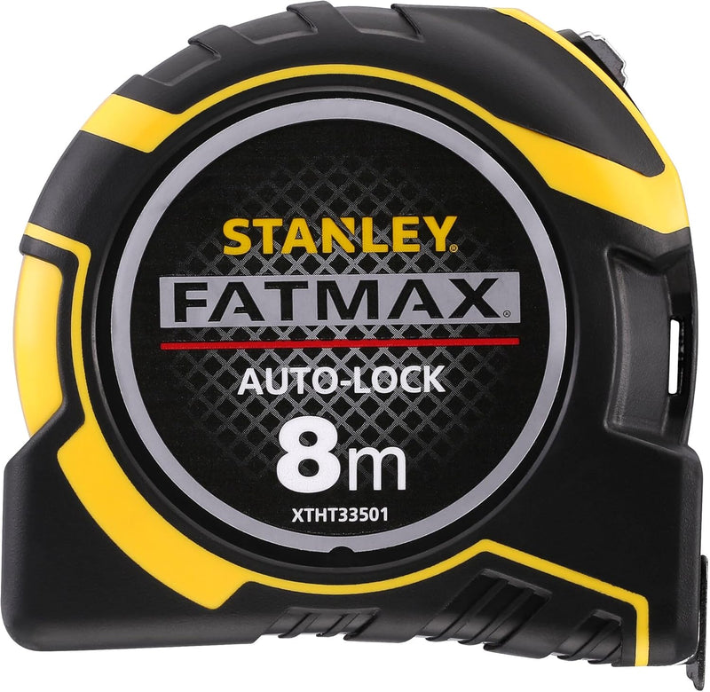 Stanley FatMax Bandmass PRO Autolock XTHT0-33501 (8 m Länge, 32 mm Klingenbreite, austauschbare Hake