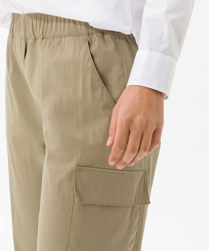 BRAX Damen Style Morris S Jogging-Variante Hose 48 Khaki, 48 Khaki