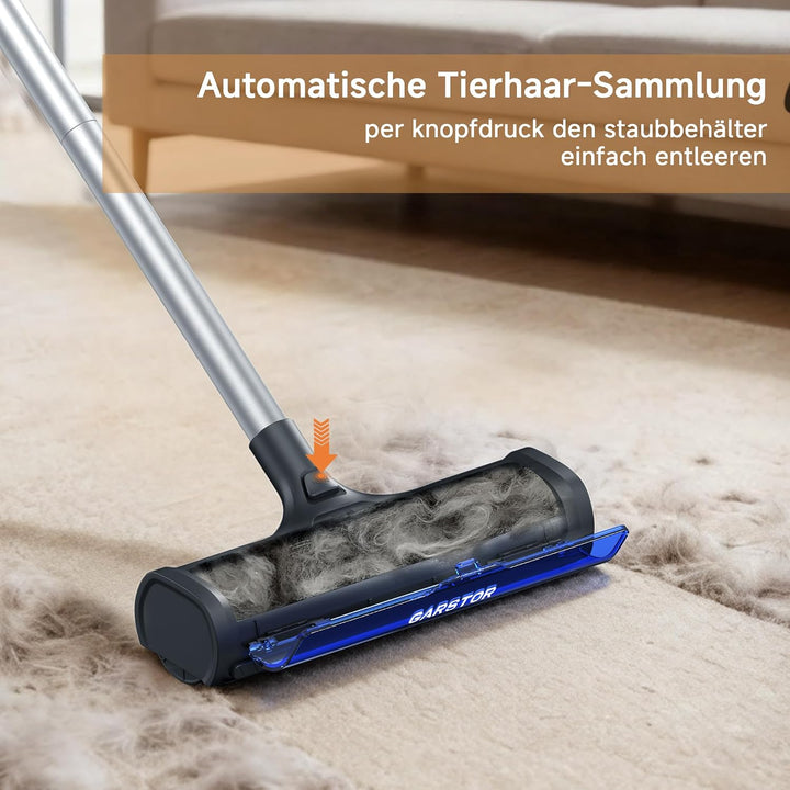 Fusselrolle Teppichbürste für Tierhaare Wiederverwendbarer 1,5 m | Tierhaarentferner Teppichkehrer F