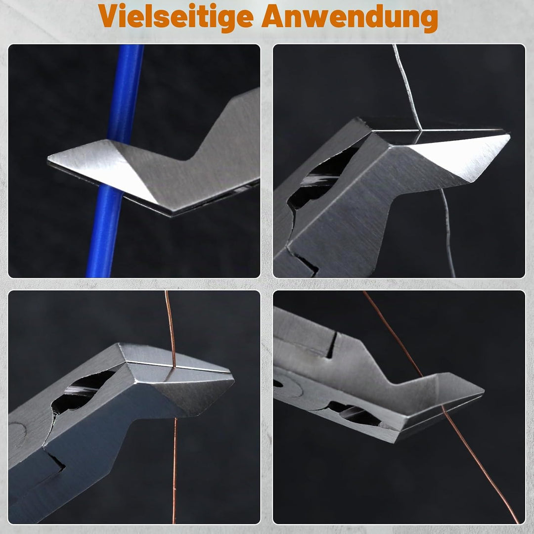 SPEEDWOX Modellbauzange Drahtschneider 45° Angusszange Drahtbündelschneider, Elektronische Modellbau