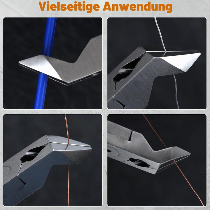 SPEEDWOX Modellbauzange Drahtschneider 45° Angusszange Drahtbündelschneider, Elektronische Modellbau