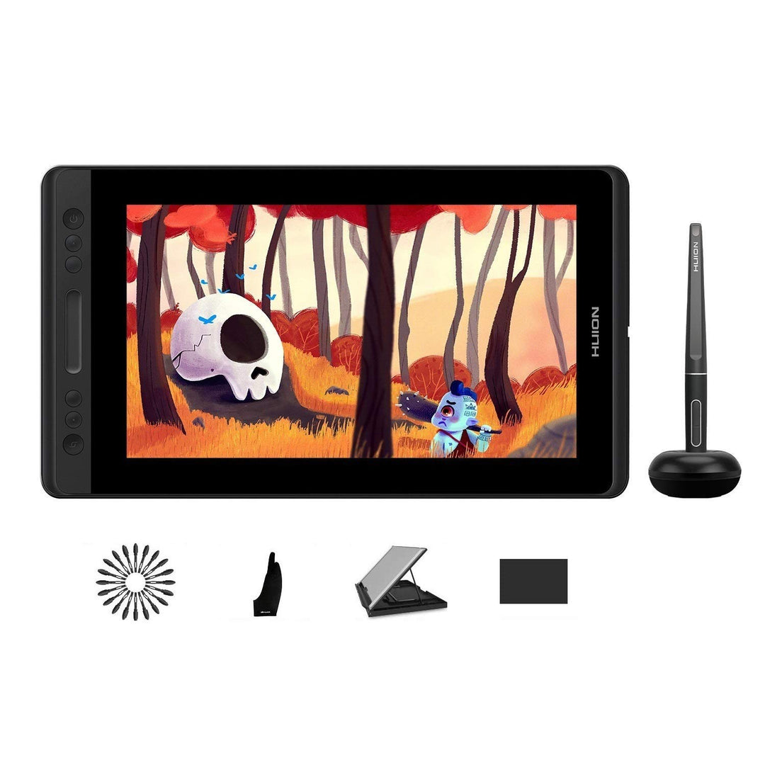 HUION KAMVAS PRO 13 Grafiktablett mit Display 13,3 Zoll Grafikzeichnungsmonitor, voll laminiert, mit