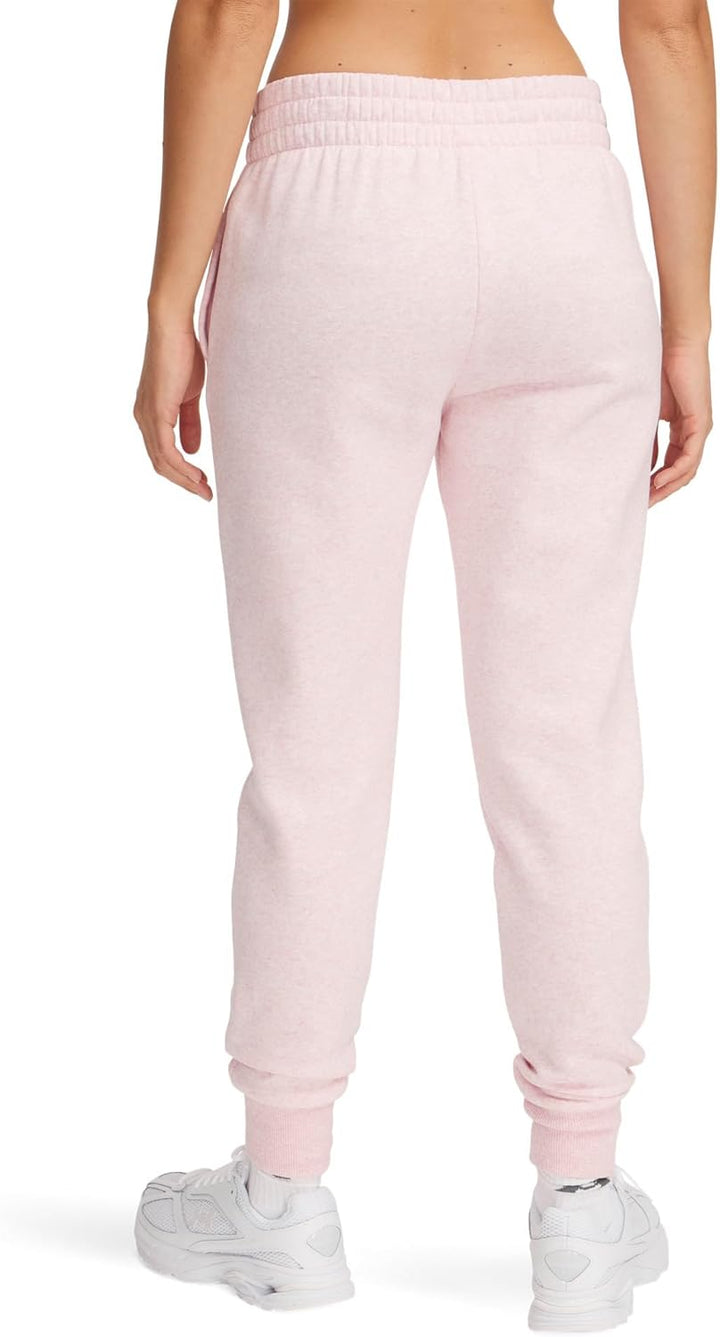 Under Armour Women's Ua Rival Fleece Jogger Sweatpants XS (647) Prime Pink / Weiss, XS (647) Prime P