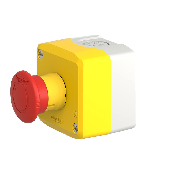 Schneider Electric - Aufbaugehäuse XAL-K, Not-Halt/Not-Aus-Funktion, 1S+1Ö, XALK178E, Rot Gelb