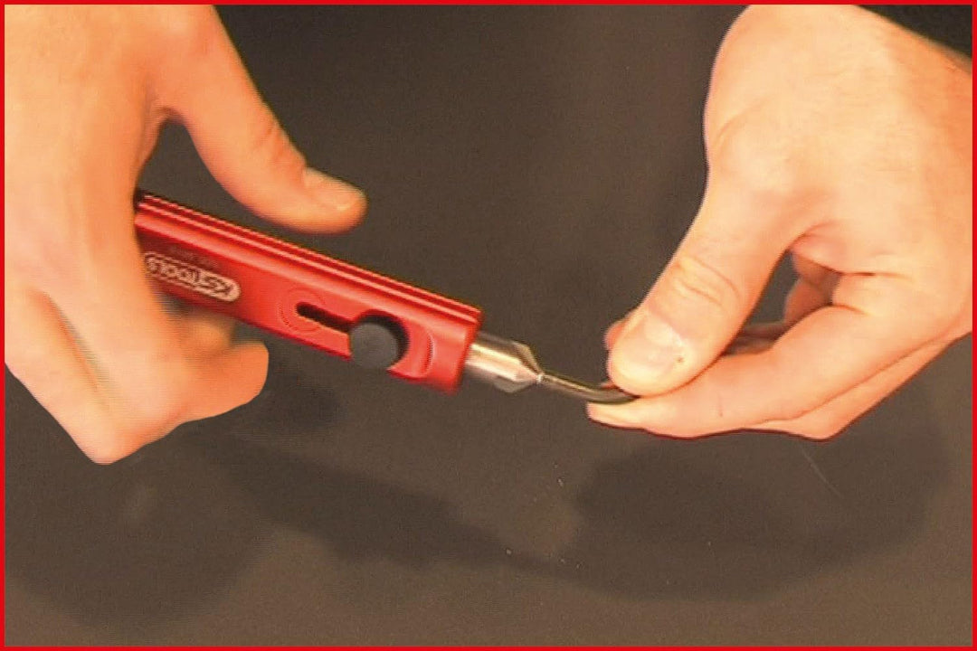KS Tools 105.3015 Innen- und Aussen-Rohrentgrater, für Ø4-14mm