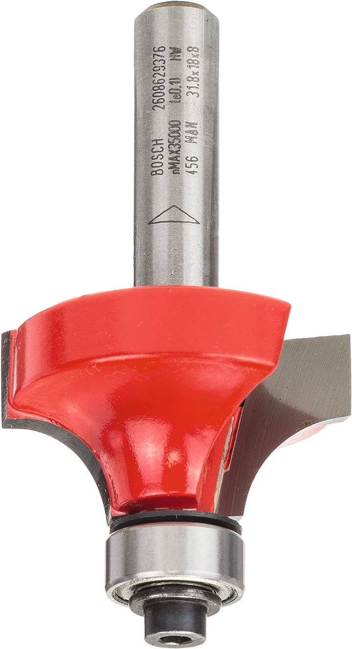 Bosch Professional Abrundfräser Expert for Wood (für Holz, Ø 31,8 mm, Arbeitslänge 18 mm, Zubehör Ha