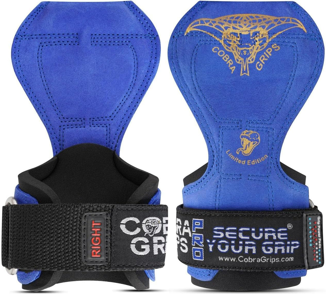 Cobra Grips V2 Lifting Griffe Gewicht Versa Handschuhe Alternative Power, Blau