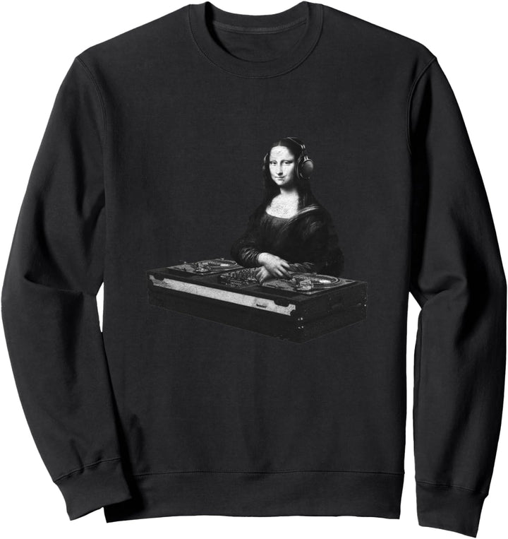 DJ Mona Lisa Techno Rave Club Acid House Raver Sweatshirt