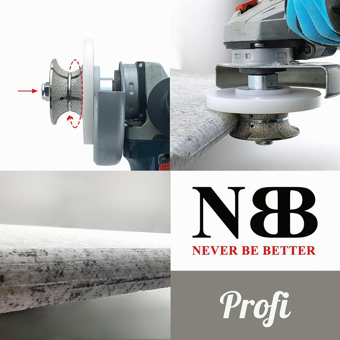 NBB Diamant-Profilscheibe Diamantfräser Fräsbohrer Trenn Reibahle Profilierungs-Bit für Porzellan Fl