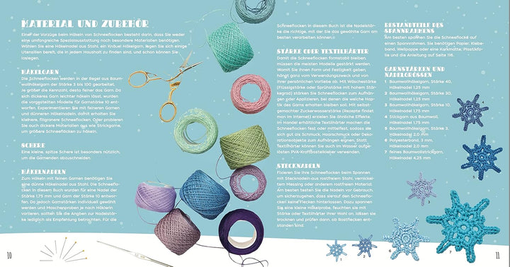 Let it snow! - Das Häkel-Adventskalender-Buch: 24 x Türchen öffnen und Schneeflocken häkeln. 24 vers