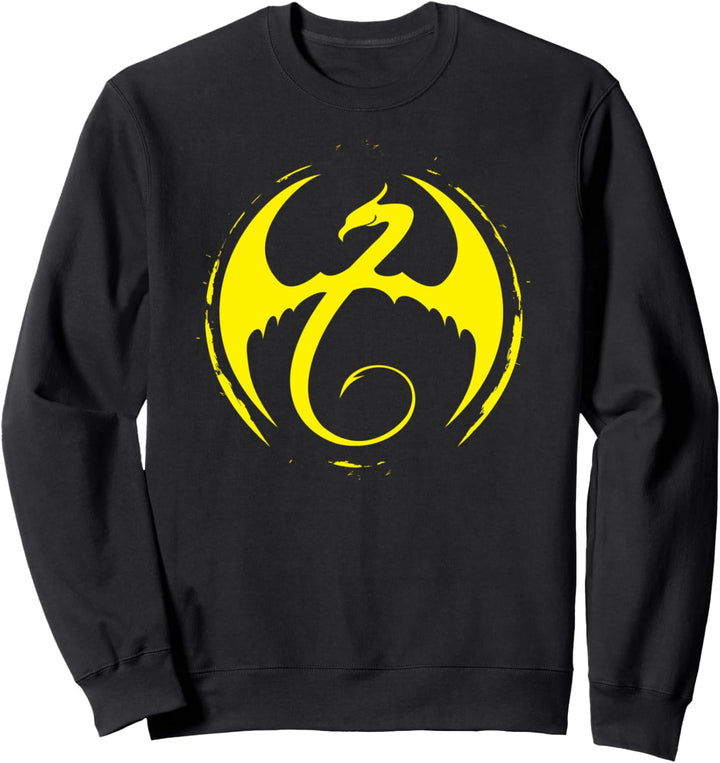 Marvel Iron Fist Yellow Chest Logo Sweatshirt