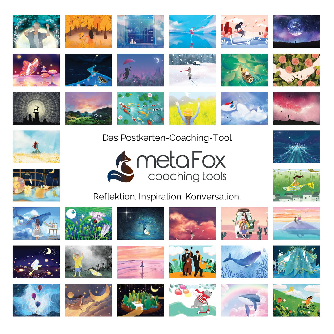 deep pictures ‘Traumwelten’ - 52 illustrierte Postkarten, mit denen Du deine Träume verwirklichen un