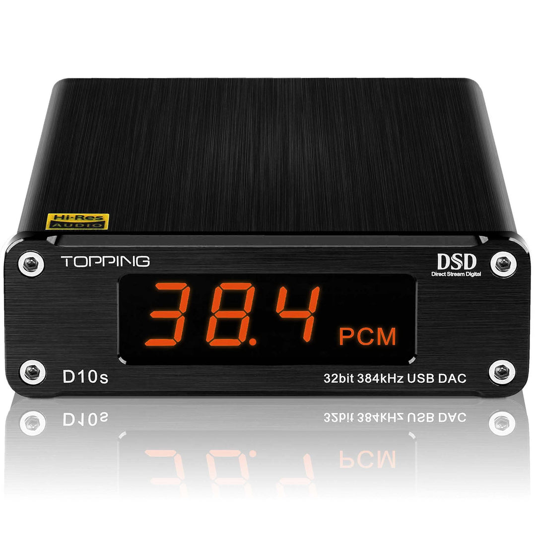Topping D10s Mini USB DAC ES9038Q2M XMOS XU208 PCM384kHz DSD256 Native Audio Amplifier Decoder Schwa