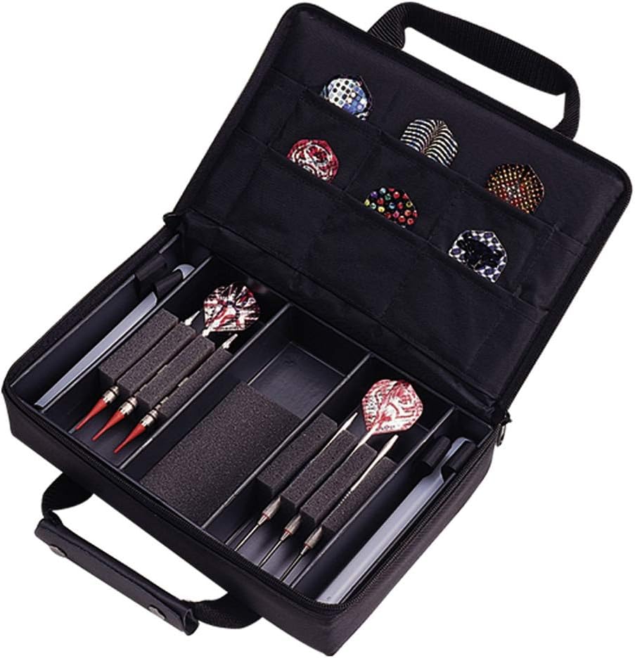 BULL'S Erwachsene Dartcase MSP, 1 Schwarz, Schwarz