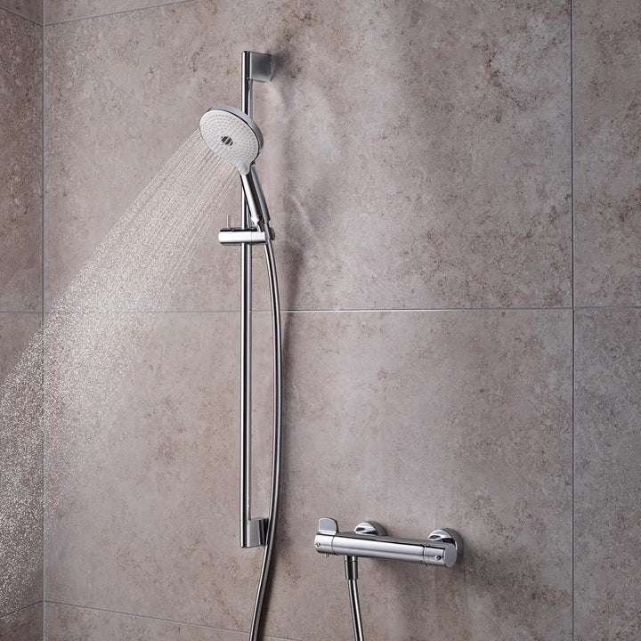 Duravit Universal Duschstange, Brausestange mit höhenverstellbarer Handbrausehalterung, variable Dus