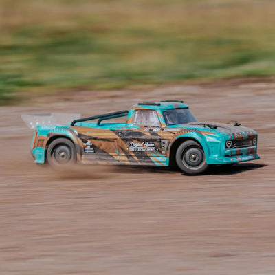 ARRMA 1/8 Infraction 4WD MEGA Resto-Mod Truck RTR, Teal/Bronze