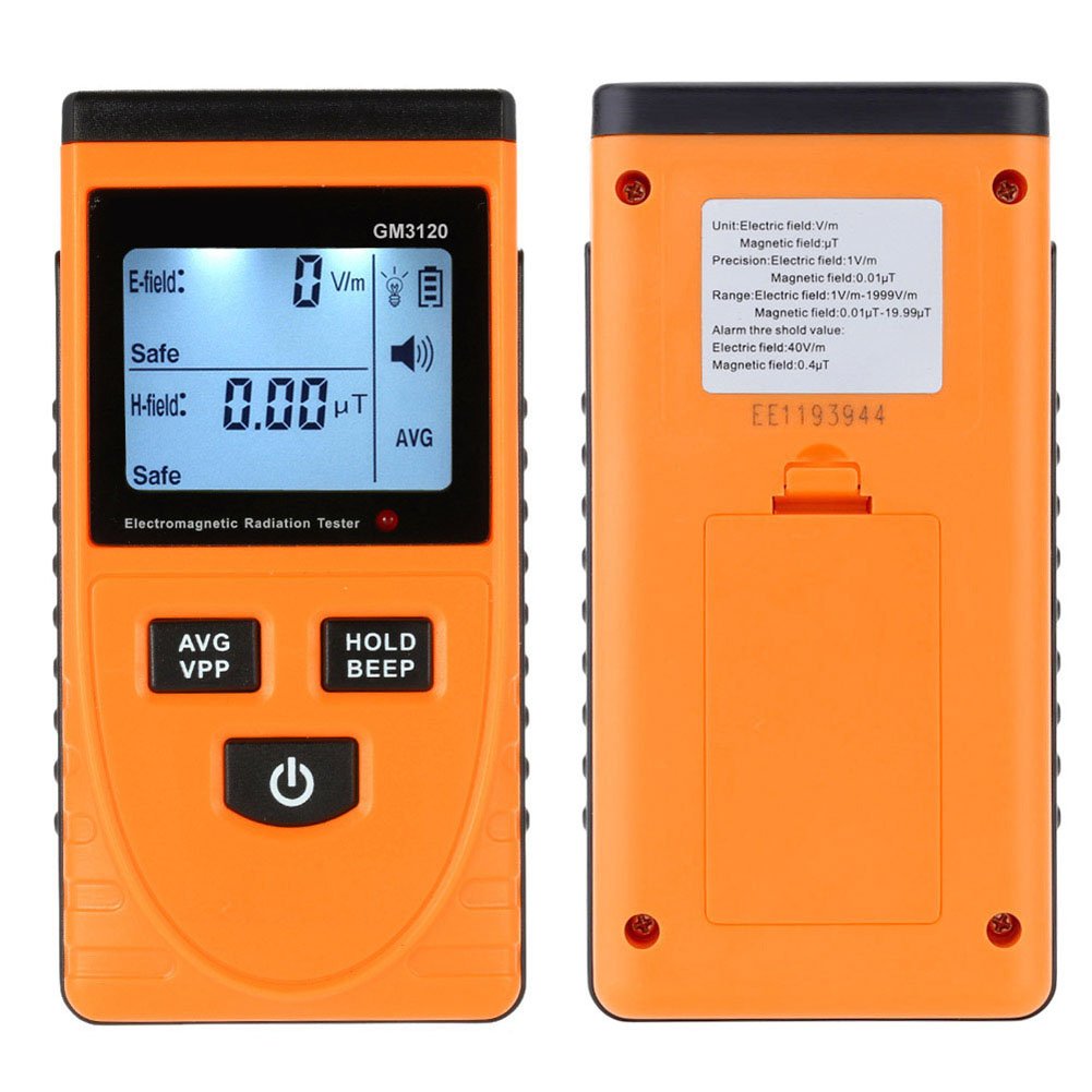 RGBS EMF-Messgerät, elektromagnetischer Feld-Strahlungsmelder, Handgerät, klein, digital, LCD-EMF-De