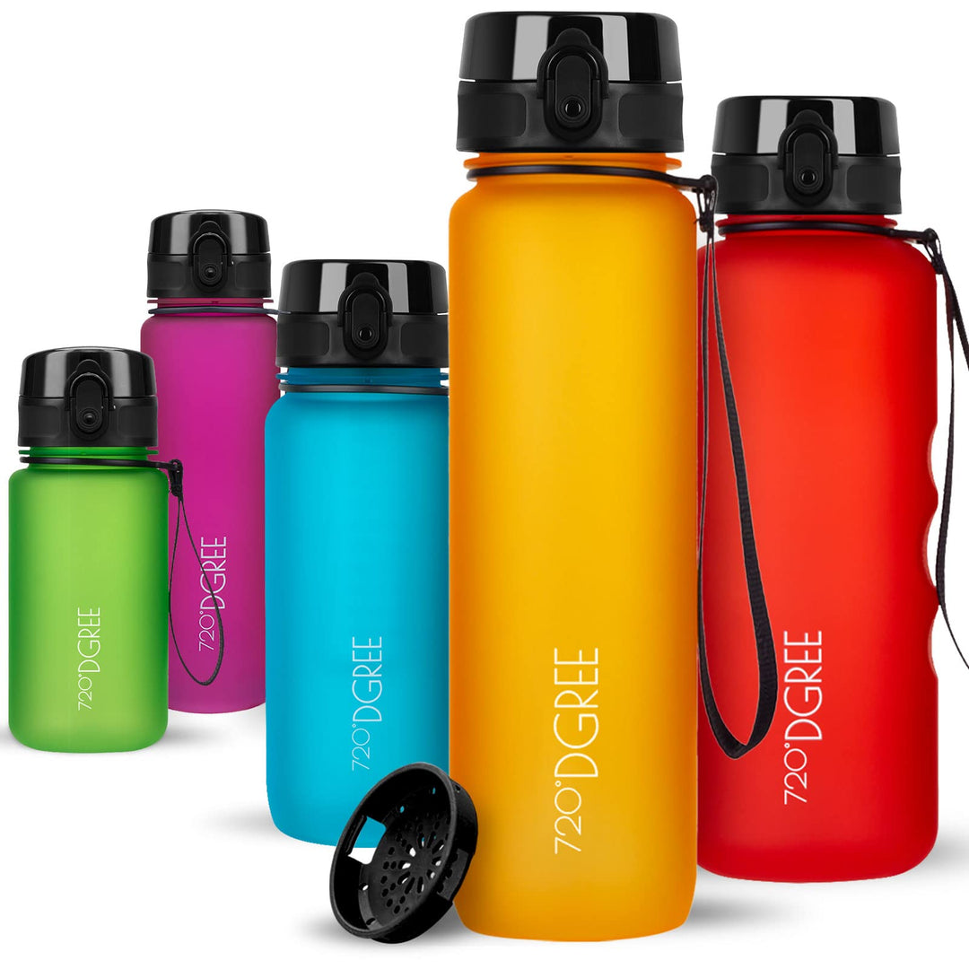 720°DGREE Trinkflasche “uberBottle“ +Sieb - 350ml, 500ml, 650ml, 1000ml, 1,5l, 2l - BPA-Frei - Wasse