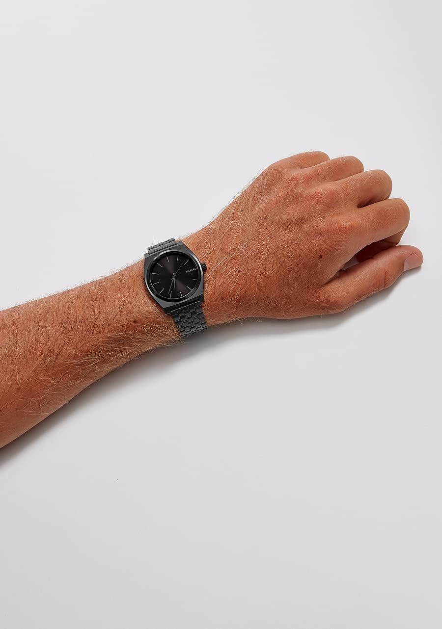 Nixon Time Teller Armbanduhr Analog Quarz All Schwarz, All Schwarz