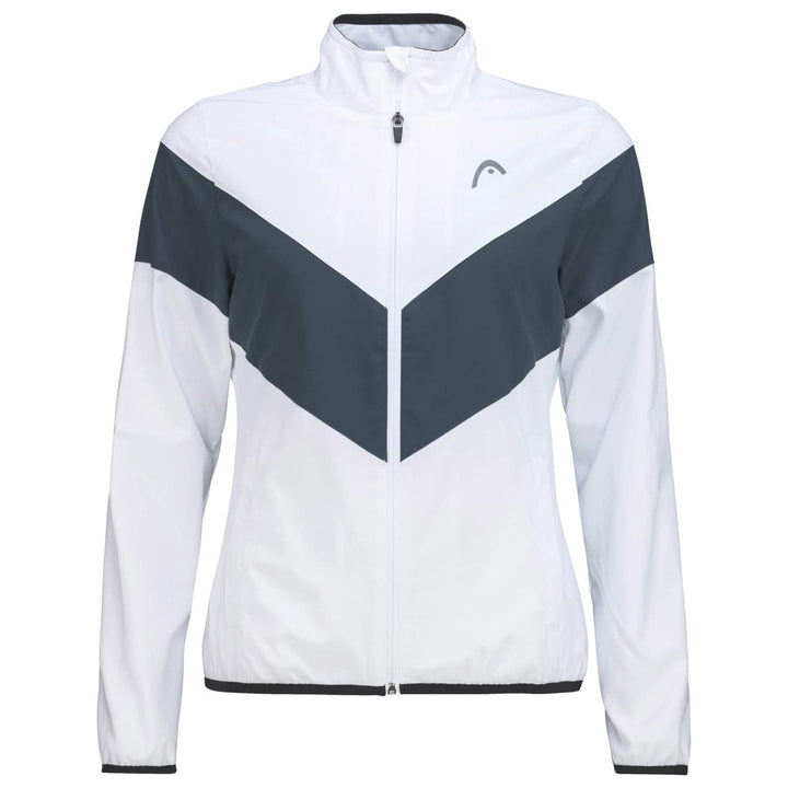 HEAD Damen Club 22 Jacket Women Jacket (1er Pack) S Weiss/Navy, S Weiss/Navy