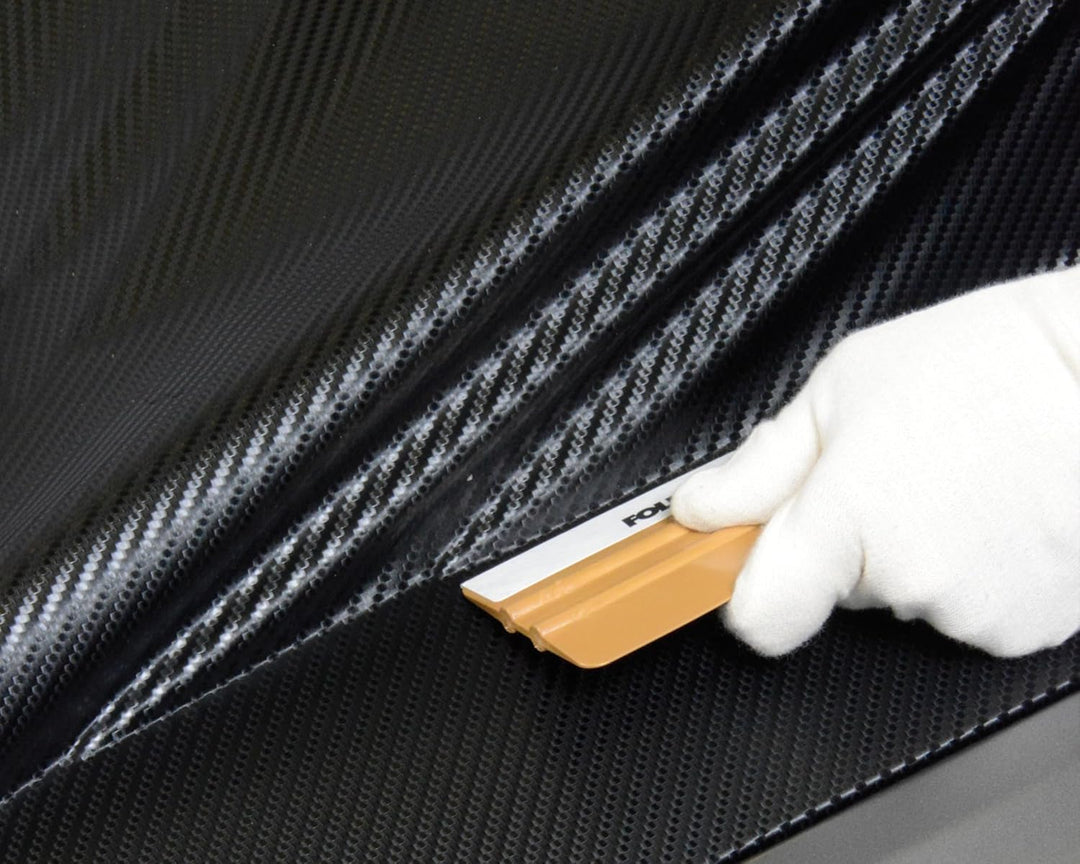 FOLIATEC Cockpit Designfolie Ultra Carbon Folie für Auto Cockpit Fahrzeuginnenraum Aussenspiegel Zie