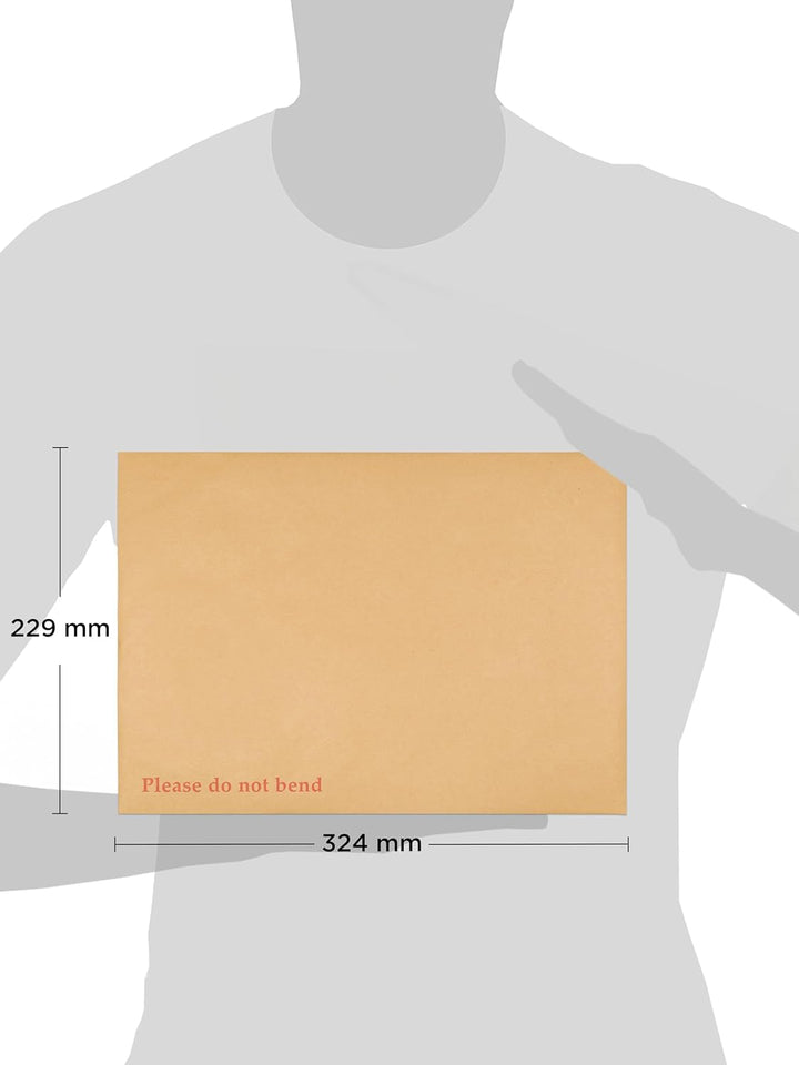 Blake Purely Packaging Papprückwand Versandtasche Haftklebung Manille C4 324 x 229 mm Weiss, C4 324