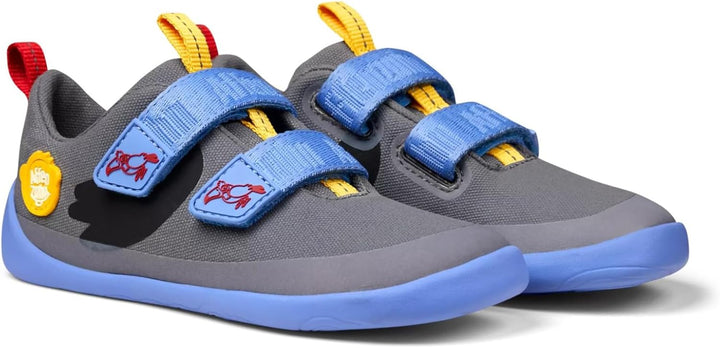 Affenzahn Barfussschuh Baumwolle Lucky Klettverschluss Vegan rutschfest Flexibel für den Sommer in G