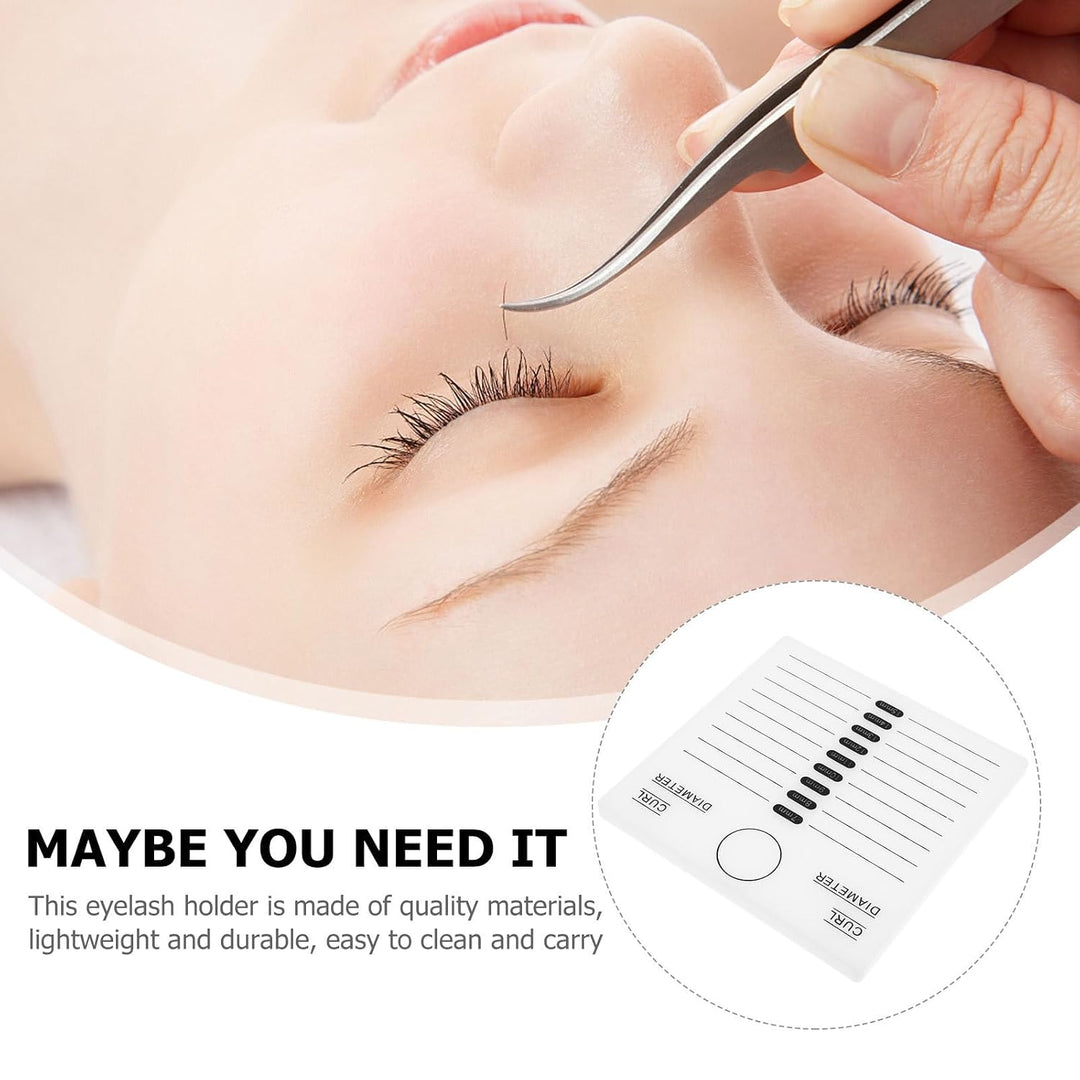 Lurrose Wimpernverlängerung Palette 2 Stück, Lash Extension Halter | 2-in-1 Wimpernverlängerung Pale