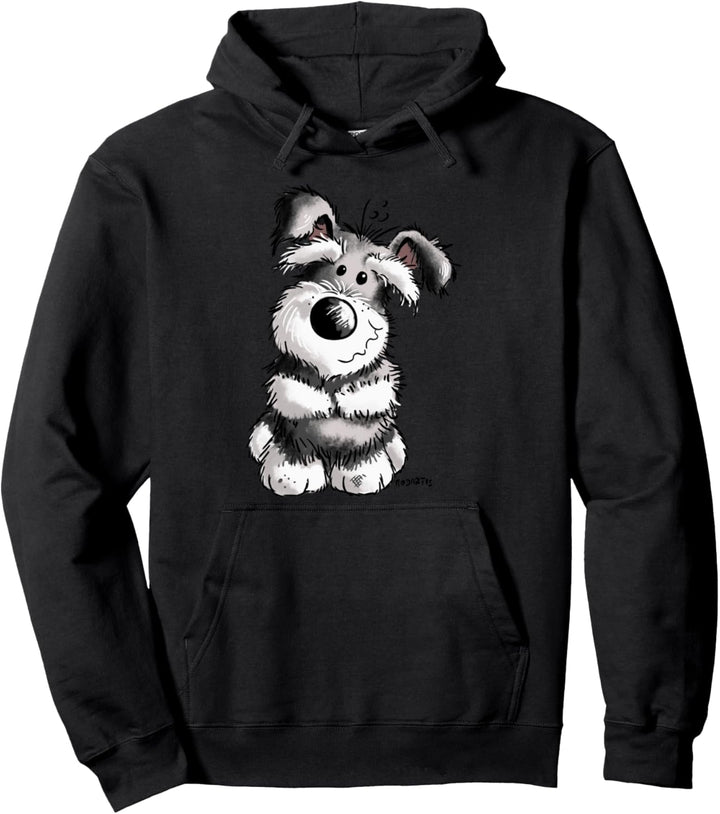Happy Schnauzer Hund I Hunde Fan Geschenk I Comic Fun Pullover Hoodie